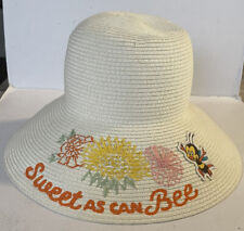 NEW Disney Parks Epcot Flower & Garden Festival “Sweet As Can Bee” Straw Hat picture