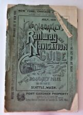 Koch & Oakley's Railway Navigation Guide Seattle Washington 1891 picture