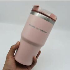 New Starbucks x Stanley Stainless Steel Vacuum Car Hold Straw Cup Tumbler 591ml picture
