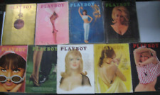 1965 Playboy Magazine Lot of 9 Issues - Elizabeth Taylor, Sophia Loren, Kim Nova picture
