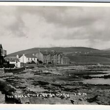 c1920s Port Saint Mary, Isle of Man RPPC The Smelt Beach House Photo St IOM A149 picture