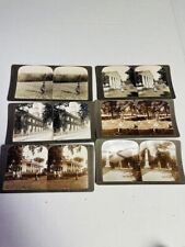 stereoscope cards, lot of 6, General Robert E Lee, National Cemetery, Mt Vernon picture