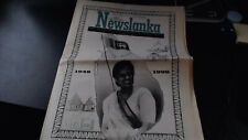 Newslanka newspaper – special commemorative edition 4th February 1998 - rare  picture