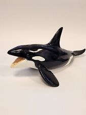 VTG SCHLEICH Figurine Orca Killer Whale Figure Toy Ocean Sea Marine Mammal 2004 picture
