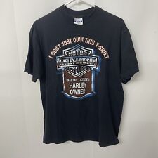Rare Vintage Harley Davidson L T-Shirt 1988 Pacific Honolulu Hawaii picture