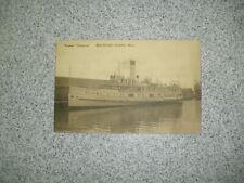 VINTATE STEAMER CHIPPEWA FROM MACKINAC ISLAND MICH EUC picture