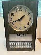 Seiko Transistor Wall Clock Sonola Electro Magnetic Pendulum FOR PARTS REPAIR picture