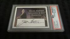 Jill Tarter SETI astronomer signed autographed psa slabbed custom cut card  picture