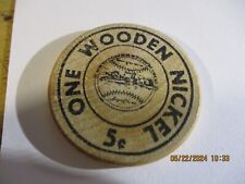 Newcomerstown Ohio Wooden Nickel Vintage 1964 picture
