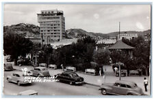 Nogales Sonora Mexico Postcard Plaza Principal c1950's Vintage RPPC Photo picture