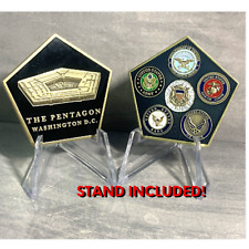 PENTAGON DOD-JOINT CHIEF OF STAFF CHALLENGE COIN ARMY, NAVY, AIR FORCE, MARINES picture
