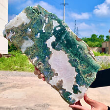 5.59LB Natural beautiful Aquatic Agate Crystal Rough stone specimens cure picture