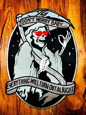 Grim Reaper Don't Worry Baby Everything Will Turn Out Alright Iron Patch Large picture