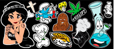 11 Weed Marijuana Cannabis Parody Vinyl Stickers picture