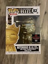 TOY TOKYO FUNKO POP ROCKS THE NOTORIOUS B.I.G. SMALLS GOLD CHROME picture