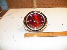 Vintage DIAMOND Red & Silver Alarm Clock - Made in Shanghai, China picture
