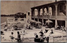 Vintage Hamilton, Bermuda Postcard THE PRINCESS HOTEL Patio Scene / 1952 Cancel picture