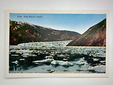 Vintage HHT Alaska Postcard - Taku Glacier, Taku Inlet, AK, NOS New Old Stock picture