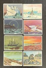 ARTIC SCENES 1910 HASSAN TOBACCO CARDS - 8 CARDS picture