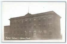 c1910's Hotel Valier Building Valier Montana MT RPPC Photo Antique Postcard picture