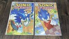 Sonic The Hedgehog Issue #1 A & B Variant Cover Set IDW 2018 Sega Video Game picture