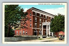 Fredericksburg VA-Virginia, Princess Anne Hotel, Vintage Postcard picture