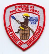 Philadelphia Fire Department Engine 33 Patch Pennsylvania PA v2 picture