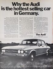 1970 Porsche Audi Automobile Car Hottest Selling Car In Germany Print Ad picture