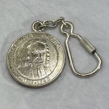 Halley’s Comet Edmund Halley 1985-1986 Astronomy Silver Keychain picture