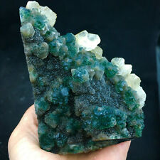 414g Natural Green Step Fluorite and Calcite Symbiosis picture