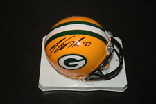 Jordy Nelson Green Bay Packers Autographed Riddell Mini Helmet GA coa picture
