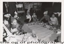Party Kids FOUND PHOTO Original b + w Snapshot PHOTOGRAPHY  D 83 23 picture