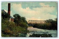 c1910's Scene Near Water Works Bridge River Alliance Ohio OH Unposted Postcard picture