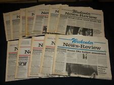 1994-1996 PETOSKEY NEWS REVIEW NEWSPAPERS LOT OF 12 - MICHIGAN - NP 4250A picture