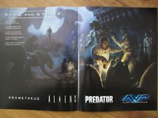 Prometheus Fire & Stone Aliens AVP 2014 SDCC Dark Horse 2 sided mini poster picture