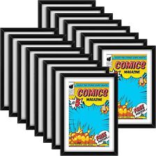 16 Pack Comic Book Frame Comic Book Wall Display Mounted Storage Picture Frames picture
