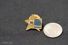 Vintage - Continental Airlines : Employee Service Pin - 50 years picture