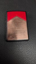 Vintage 1996 Marlboro Red Roof Black Matte Zippo/Copper Zippo Lighter picture