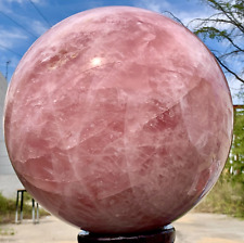 113.96LB Natural Crystal Pink Rose Chakra Quartz Sphere healing ball Specimen picture