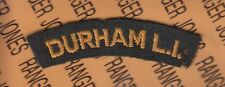 United Kingdom British Army DURHAM L.I. tab arc flash patch picture
