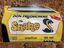 WOWCurved SNAKE RACE CAR DRAG RACING Door Style Sign DRAGSTER Don Prudhomme picture