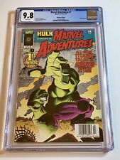 1997 MARVEL ADVENTURES #1 ANIMATED INCREDIBLE HULK NEWSSTAND VARIANT CGC 9.8 WP picture