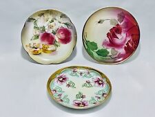 Stunning Vintage Stouffer & Two Bavaria Fine Decorated Plate, Signed & Gold Rim picture