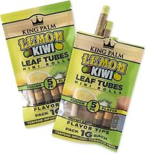 King Palm | Mini | Lemon Kiwi | Palm Leaf Rolls | 2 Pack of 5 Each =10Rolls picture
