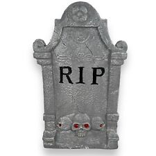 Gemmy RIP Grave Stone Halloween Decor Indoor Outdoor Gray Extra Large 30