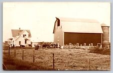 Westlake Farm Hoard Township Wisconsin Clark County Owen Curtiss 1912 RPPC picture