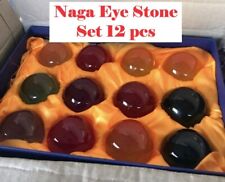 12 Naga Eye Thai Amulet Gem Stone Talisman Ball Lucky Crystal Holy Wealth LP N2 picture