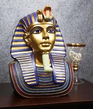 Ebros Large Cobra And Nemes Mask of Pharaoh Egyptian King Tut Bust Figurine 11