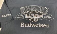 Budweiser Harley Davidson T-shirt Size Large picture