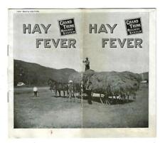 Grand Trunk Railway System - Hay Fever, Highlands of Ontario Map, Brochure 1904 picture